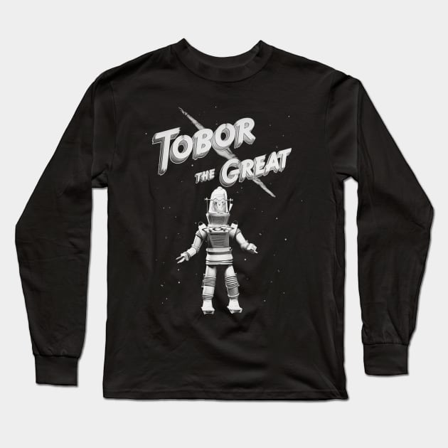 Tobor the Great Long Sleeve T-Shirt by darklordpug